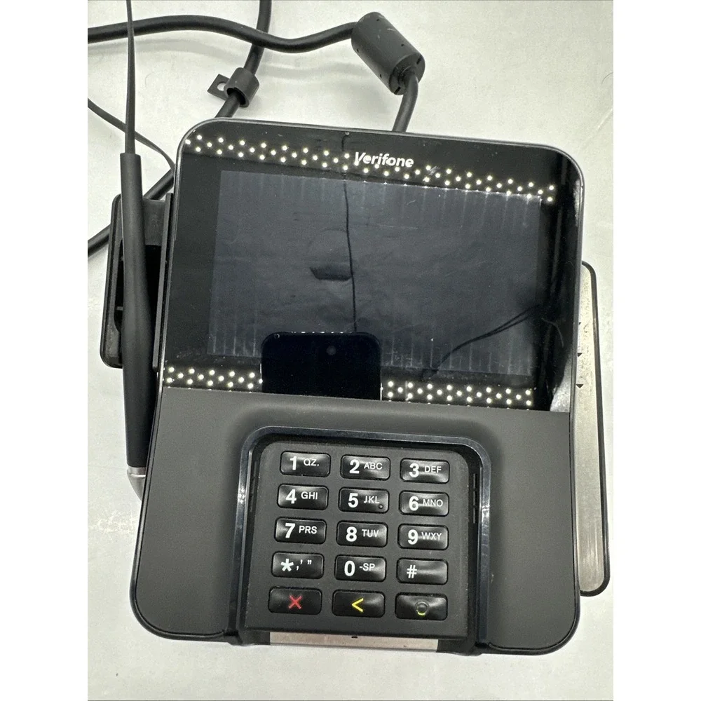 Verifone M400 WiFi/BT Credit Card Terminal Payment Reader w/ PoE Adapter